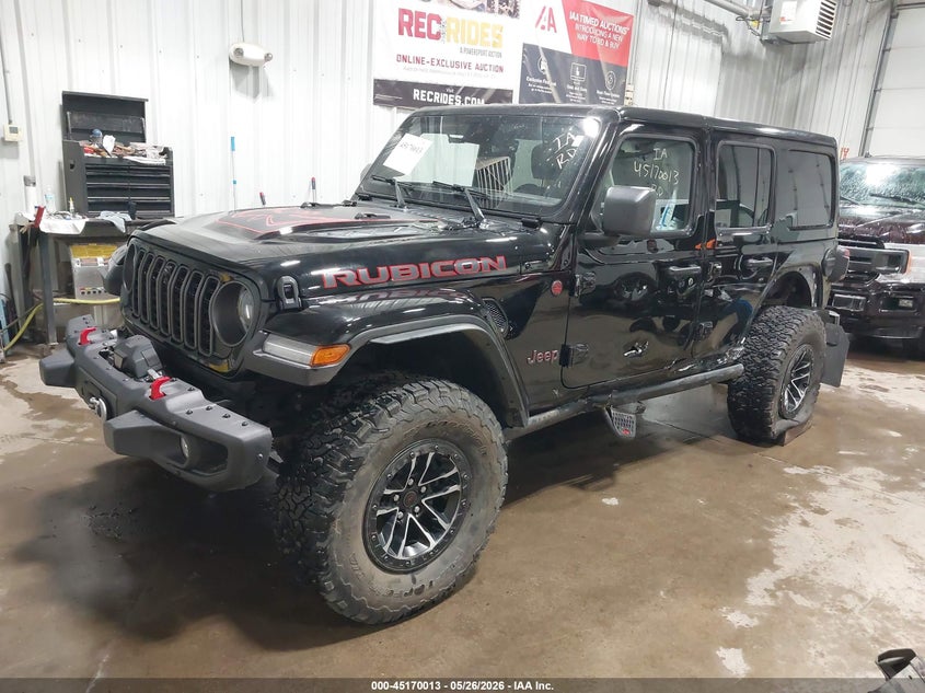 2024 Jeep Wrangler / VIN 1C4RJXFG0RW280076 IAAI salvage auction — LEFT SIDE, Salvage (North Dakota), sold $20,725 on 2026-07-09 (photo 2)