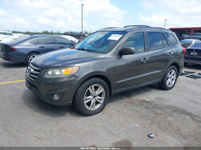 2012 Hyundai Santa fe VIN 5XYZHDAG6CG128745 IAAI salvage auction — NORMAL WEAR, Clear (Florida), sold $525 on 2026-07-27 (photo 2)
