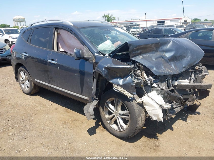 2012 Nissan Rogue VIN JN8AS5MV4CW405057 IAAI salvage auction — FRONT END, Salvage (New Jersey), sold $25 on 2026-07-29 (photo 1)