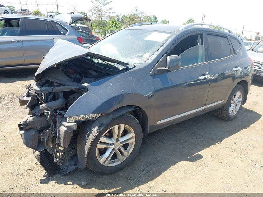 2012 Nissan Rogue VIN JN8AS5MV4CW405057 IAAI salvage auction — FRONT END, Salvage (New Jersey), sold $25 on 2026-07-29 (photo 2)