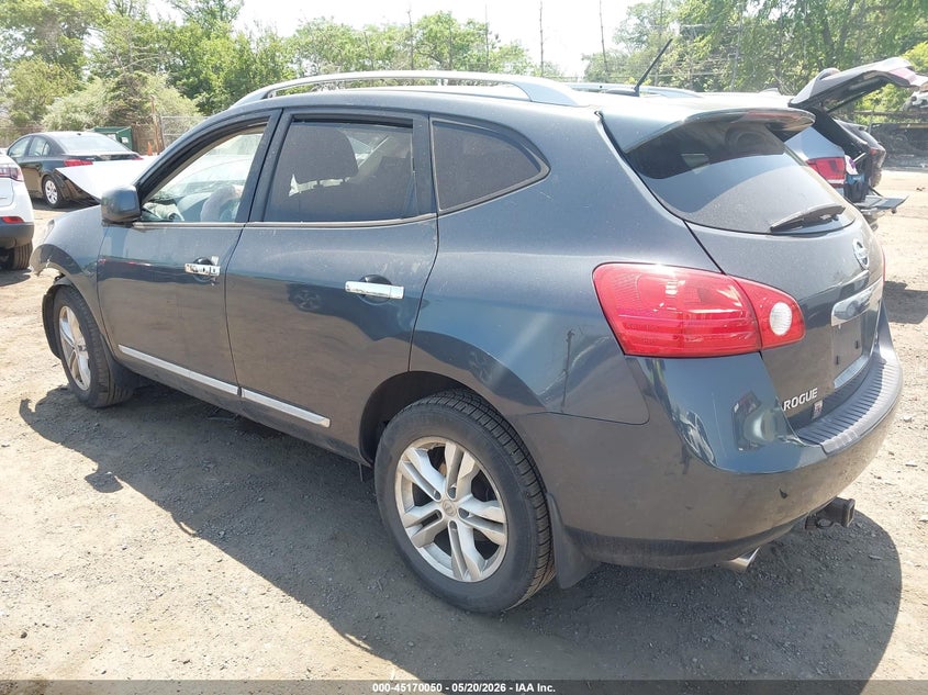 2012 Nissan Rogue VIN JN8AS5MV4CW405057 IAAI salvage auction — FRONT END, Salvage (New Jersey), sold $25 on 2026-07-29 (photo 3)