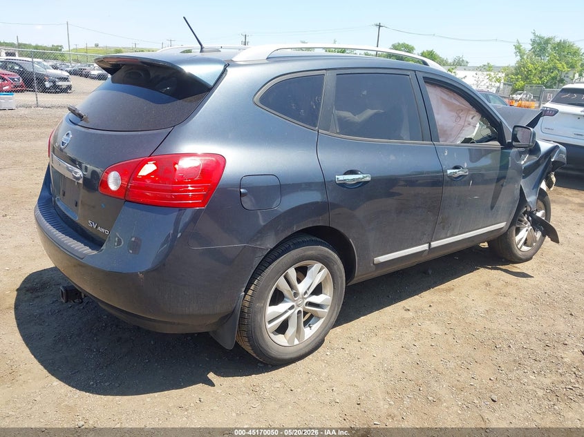 2012 Nissan Rogue VIN JN8AS5MV4CW405057 IAAI salvage auction — FRONT END, Salvage (New Jersey), sold $25 on 2026-07-29 (photo 4)