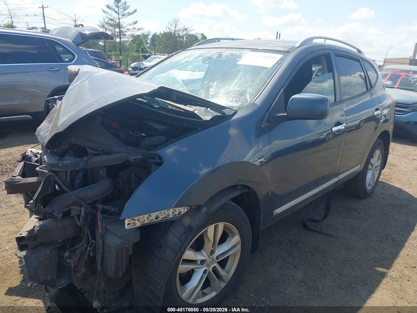 2012 Nissan Rogue VIN JN8AS5MV4CW405057 IAAI salvage auction — FRONT END, Salvage (New Jersey), sold $25 on 2026-07-29 (photo 6)