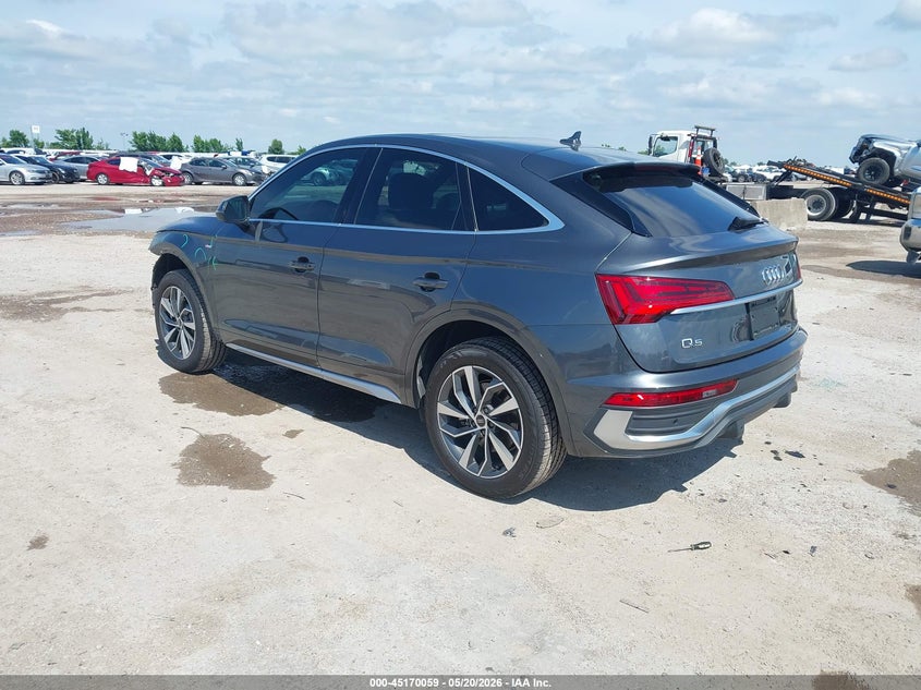 2024 Audi Q5 sportback VIN WA15AAFYXR2041284 IAAI salvage auction — FRONT END, Original (Texas), sold $17,800 on 2026-08-19 (photo 3)