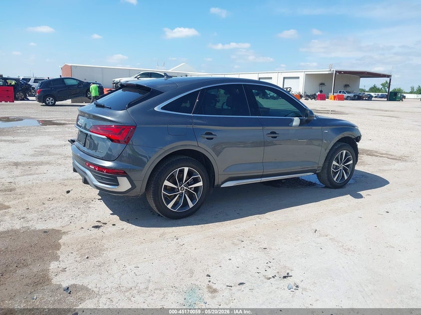 2024 Audi Q5 sportback VIN WA15AAFYXR2041284 IAAI salvage auction — FRONT END, Original (Texas), sold $17,800 on 2026-08-19 (photo 4)