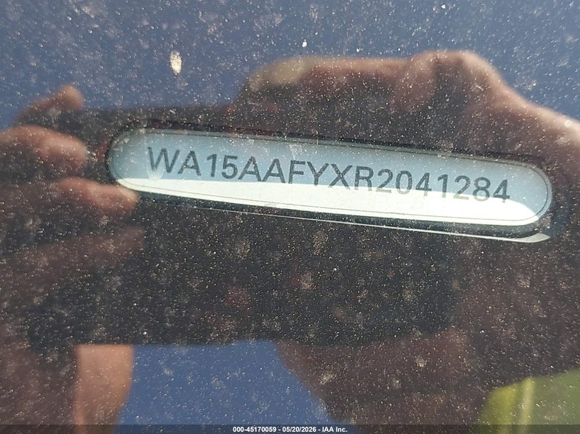 2024 Audi Q5 sportback VIN WA15AAFYXR2041284 IAAI salvage auction — FRONT END, Original (Texas), sold $17,800 on 2026-08-19 (photo 9)