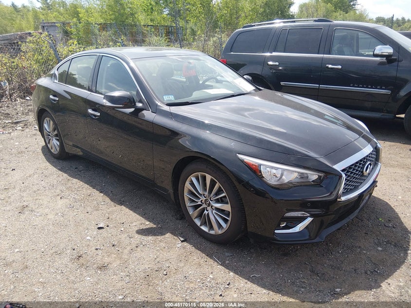 2022 Infiniti Q50 VIN JN1EV7BR2NM341267 — IAAI salvage auction photo