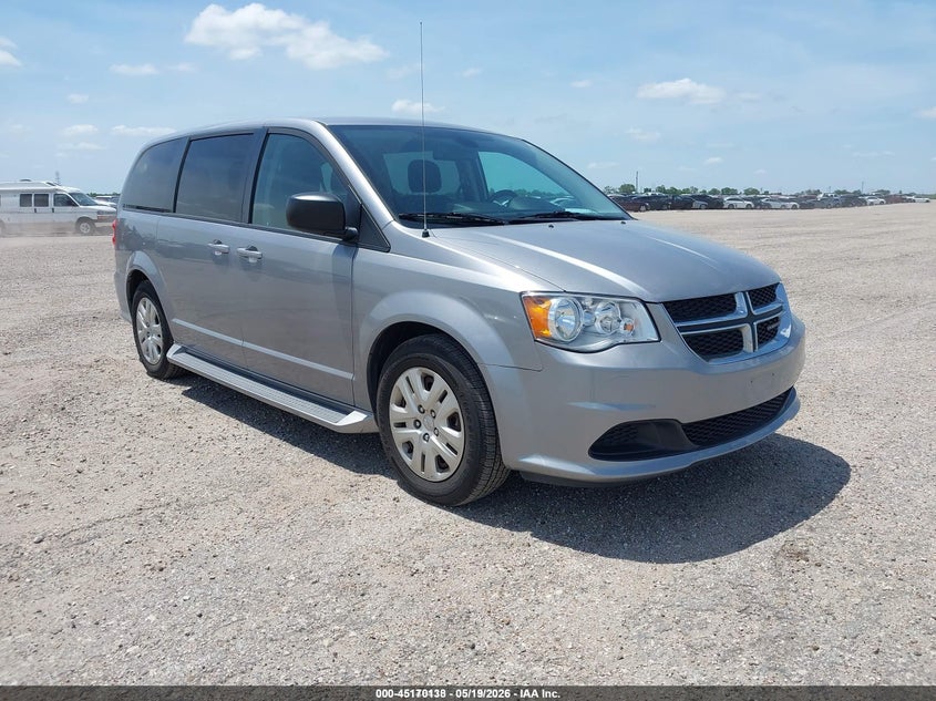 2018 Dodge Caravan VIN 2C4RDGBG1JR296670 IAAI salvage auction — NORMAL WEAR, Sf97 (Texas), sold $17,275 on 2026-07-07 (photo 1)