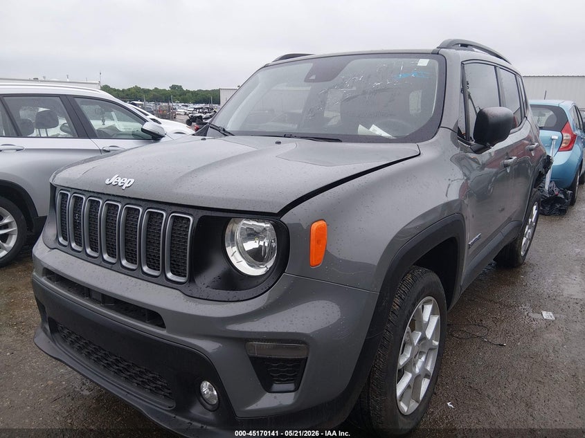 2022 Jeep Renegade VIN ZACNJDB15NPN80117 IAAI salvage auction — REAR END, Clear (Oklahoma), sold $3,000 on 2026-08-07 (photo 2)