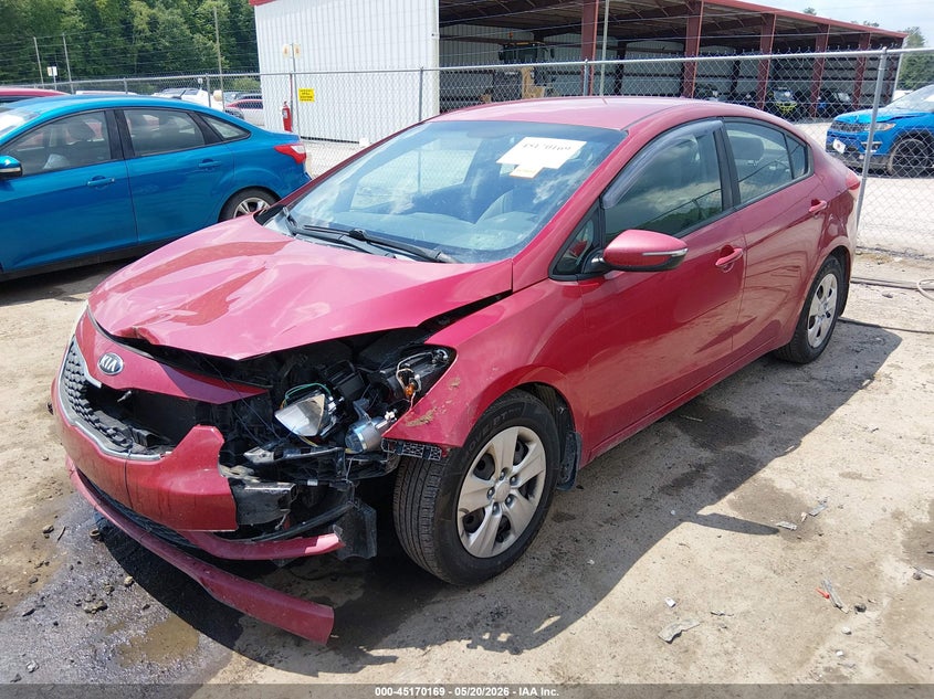 2016 Kia Forte VIN KNAFX4A67G5536759 IAAI salvage auction — FRONT END, Salvage (West Virginia), sold $300 on 2026-07-09 (photo 2)