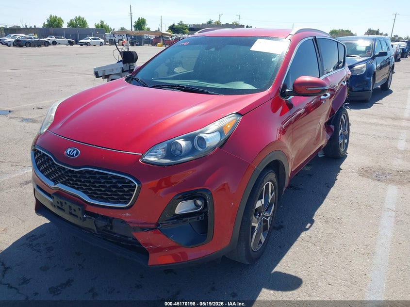 2020 Kia Sportage VIN KNDPN3AC2L7684636 IAAI salvage auction — LEFT SIDE, Salvage (California), sold $2,650 on 2026-07-08 (photo 2)