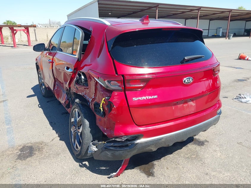 2020 Kia Sportage VIN KNDPN3AC2L7684636 IAAI salvage auction — LEFT SIDE, Salvage (California), sold $2,650 on 2026-07-08 (photo 3)