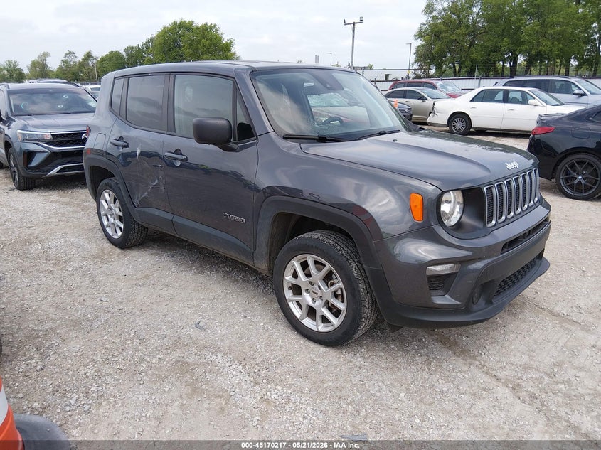 2023 Jeep Renegade VIN ZACNJDB10PPP17161 IAAI salvage auction — HAIL, Clear (Missouri), sold $5,525 on 2026-08-10 (photo 1)