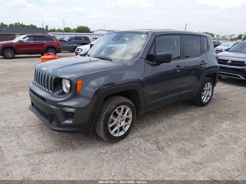 2023 Jeep Renegade VIN ZACNJDB10PPP17161 IAAI salvage auction — HAIL, Clear (Missouri), sold $5,525 on 2026-08-10 (photo 2)