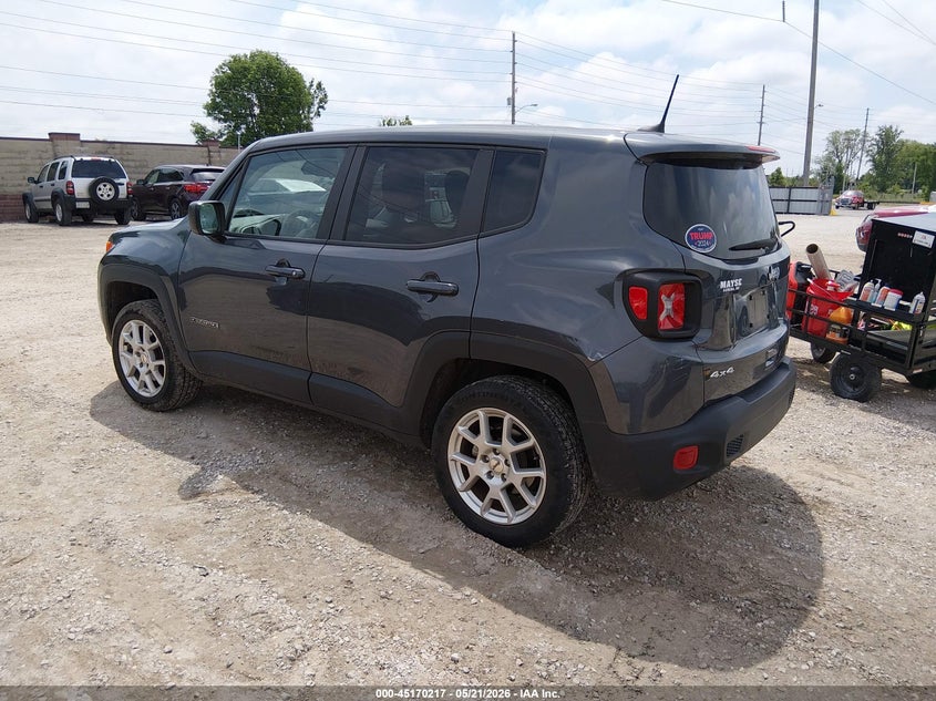2023 Jeep Renegade VIN ZACNJDB10PPP17161 IAAI salvage auction — HAIL, Clear (Missouri), sold $5,525 on 2026-08-10 (photo 3)