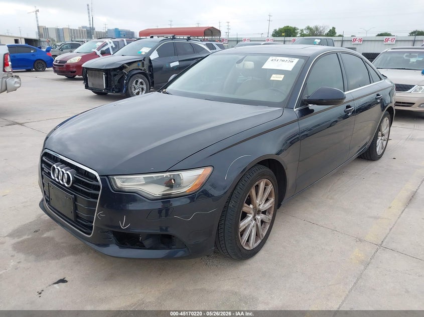 2015 Audi A6 VIN WAUFFAFC0FN033279 IAAI salvage auction — RIGHT REAR, Salvage (Texas), sold $2,325 on 2026-07-20 (photo 2)