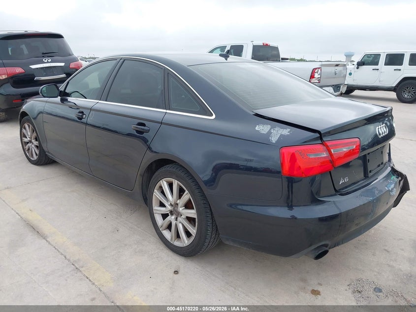2015 Audi A6 VIN WAUFFAFC0FN033279 IAAI salvage auction — RIGHT REAR, Salvage (Texas), sold $2,325 on 2026-07-20 (photo 3)