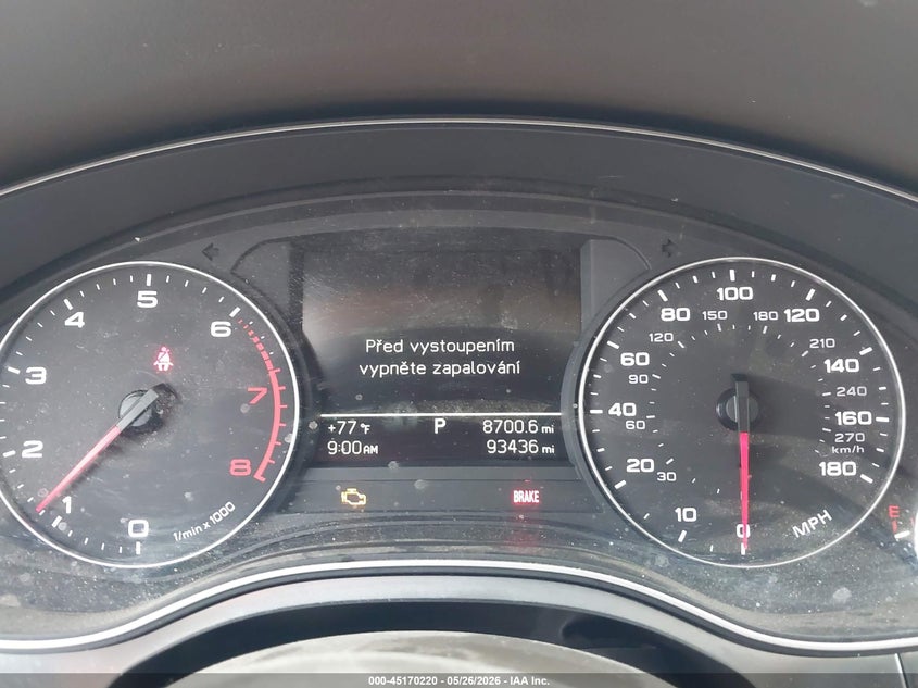 2015 Audi A6 VIN WAUFFAFC0FN033279 IAAI salvage auction — RIGHT REAR, Salvage (Texas), sold $2,325 on 2026-07-20 (photo 7)