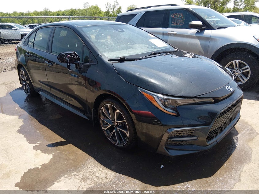 2022 Toyota Corolla VIN JTDS4MCE8NJ092939 IAAI salvage auction — HAIL, Salvage (Ohio), sold $8,650 on 2026-07-07 (photo 1)