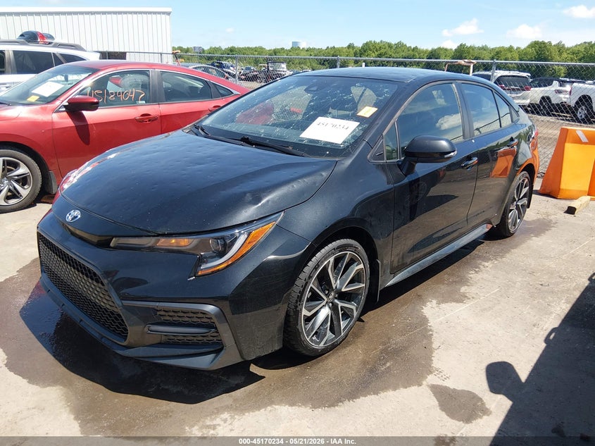 2022 Toyota Corolla VIN JTDS4MCE8NJ092939 IAAI salvage auction — HAIL, Salvage (Ohio), sold $8,650 on 2026-07-07 (photo 2)