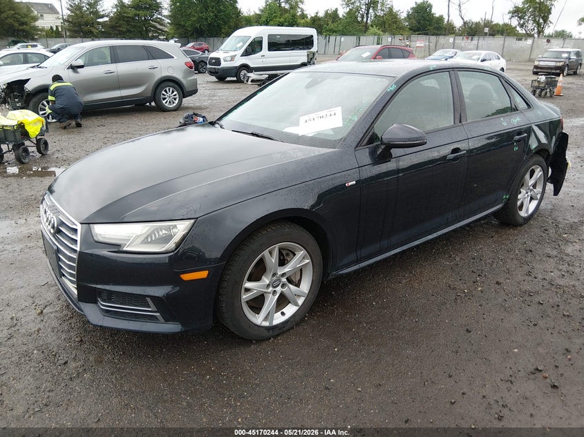 2018 Audi A4 VIN WAUDNAF42JA131748 IAAI salvage auction — REAR END, Salvage Title, sold $4,250 on 2026-07-28 (photo 2)