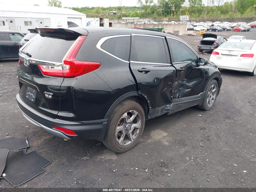 2019 Honda Cr-v VIN 7FARW2H86KE043214 IAAI salvage auction — REAR END, Salvage (Pennsylvania), sold $5,100 on 2026-07-09 (photo 4)