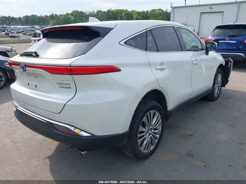 2021 Toyota Venza VIN JTEAAAAH0MJ014102 IAAI salvage auction — FRONT END, Salvage Title, sold $15,700 on 2026-07-07 (photo 4)