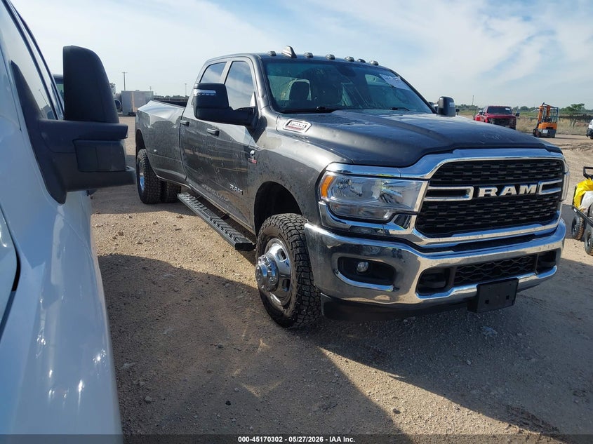 2024 Ram 3500 VIN 3C63RRHL9RG334016 IAAI salvage auction — HAIL, Original (Texas), sold $36,150 on 2026-08-27 (photo 1)
