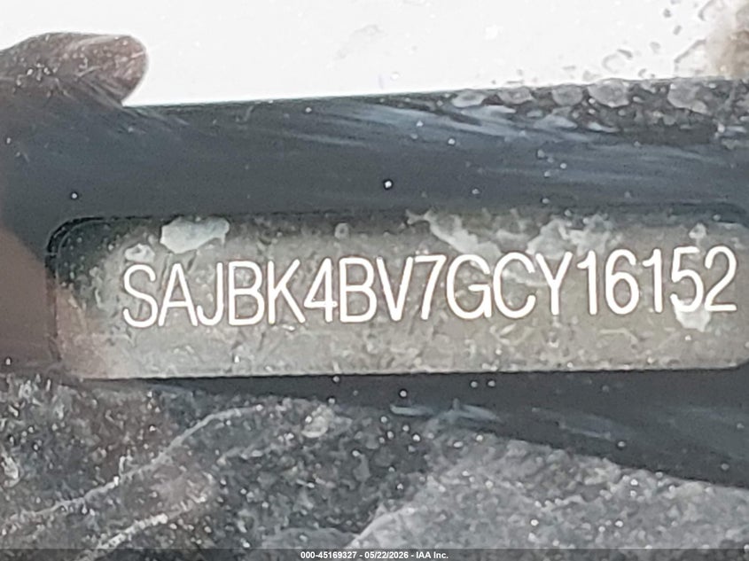 2016 Jaguar Xf VIN SAJBK4BV7GCY16152 IAAI salvage auction — FRONT END, Salvage (Ohio), sold $2,700 on 2026-07-13 (photo 9)