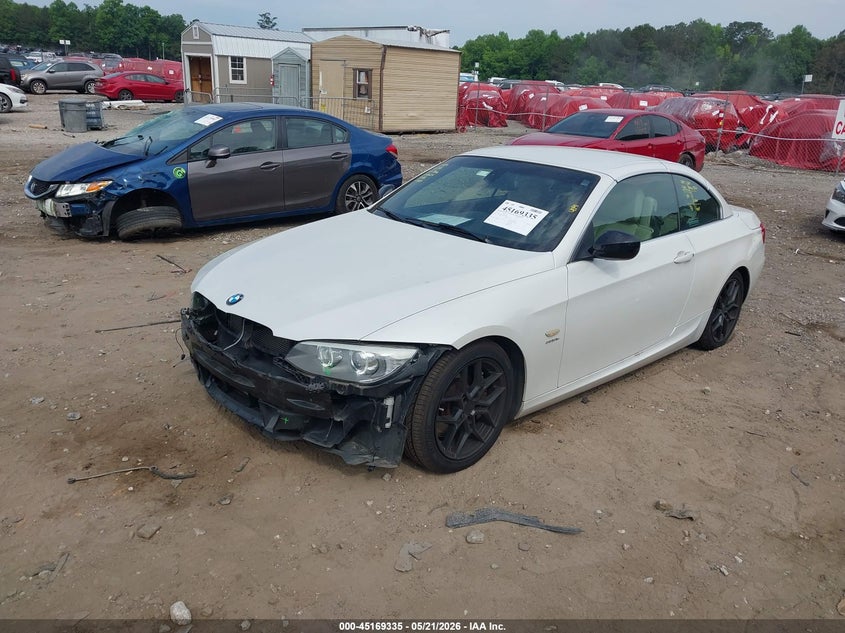 2011 BMW 3er VIN WBADX1C55BE570458 IAAI salvage auction — FRONT END, Salvage (South Carolina), sold $5,500 on 2026-08-03 (photo 2)