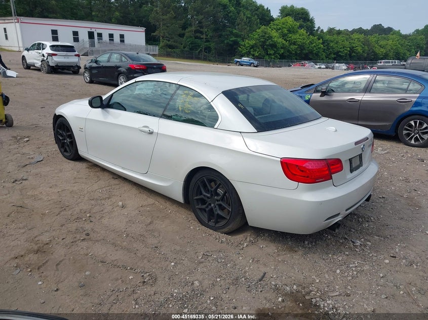 2011 BMW 3er VIN WBADX1C55BE570458 IAAI salvage auction — FRONT END, Salvage (South Carolina), sold $5,500 on 2026-08-03 (photo 3)