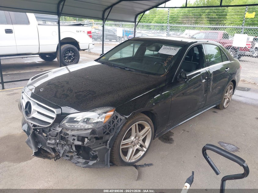 2014 Mercedes-benz E-klasse VIN WDDHF8JBXEA895309 IAAI salvage auction — LEFT FRONT, Salvage (Connecticut), sold $2,150 on 2026-07-09 (photo 2)