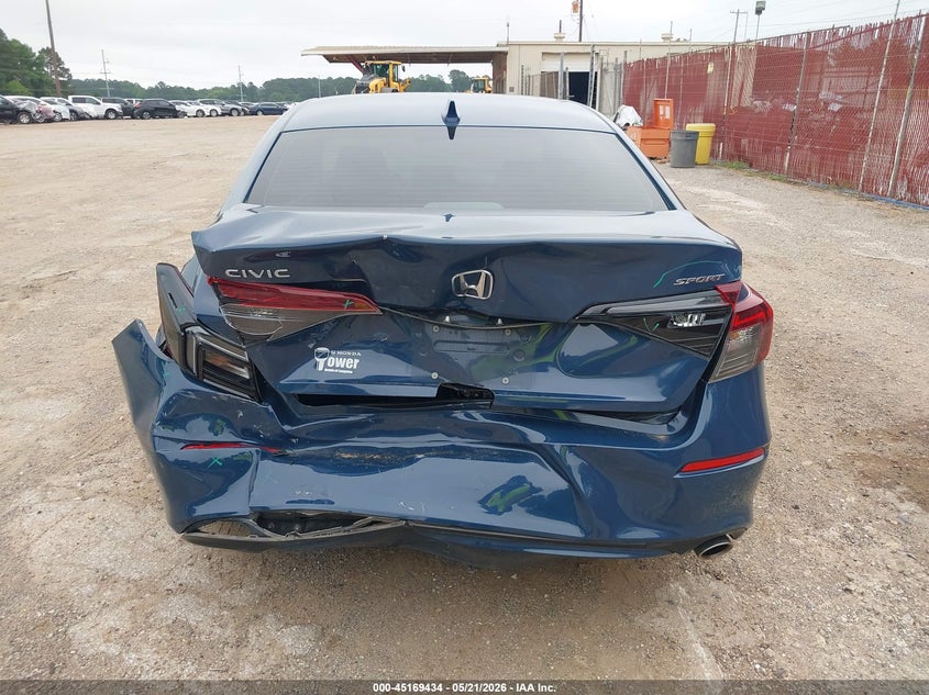 2025 Honda Civic VIN 2HGFE2F58SH531036 IAAI salvage auction — REAR END, Original (Texas), sold $10,950 on 2026-07-30 (photo 6)