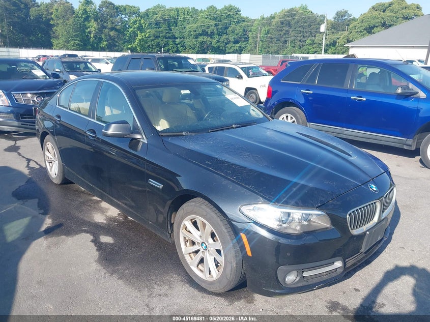 2016 BMW 5er VIN WBA5A7C54GG152056 IAAI salvage auction — NORMAL WEAR, Clear (Virginia), sold $425 on 2026-07-22 (photo 1)