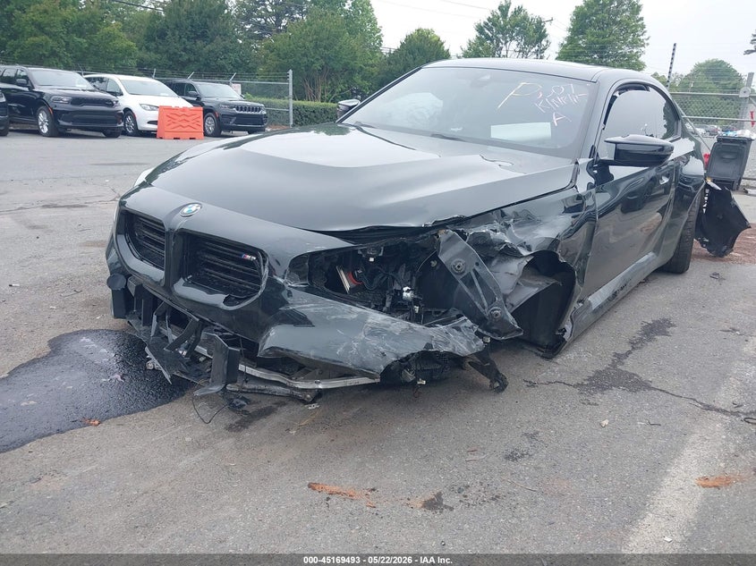 2023 BMW M2 VIN 3MF13DM01P8D60307 IAAI salvage auction — FRONT & REAR, Salvage (North Carolina), sold $15,200 on 2026-08-30 (photo 6)