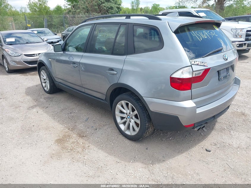 2007 BMW X3 VIN WBXPC934X7WF24438 IAAI salvage auction — HAIL, Clear (Wisconsin), sold $700 on 2026-07-14 (photo 3)