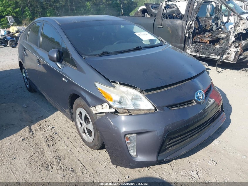 2014 Toyota Prius VIN JTDKN3DU2E0369703 IAAI salvage auction — LEFT FRONT, Salvage (Georgia), sold $2,000 on 2026-07-07 (photo 1)