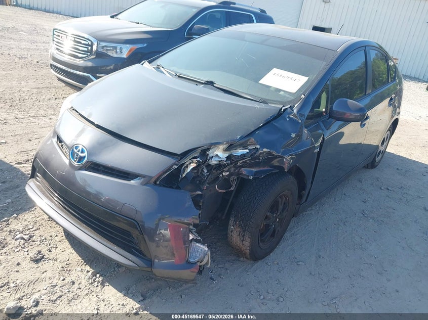 2014 Toyota Prius VIN JTDKN3DU2E0369703 IAAI salvage auction — LEFT FRONT, Salvage (Georgia), sold $2,000 on 2026-07-07 (photo 2)