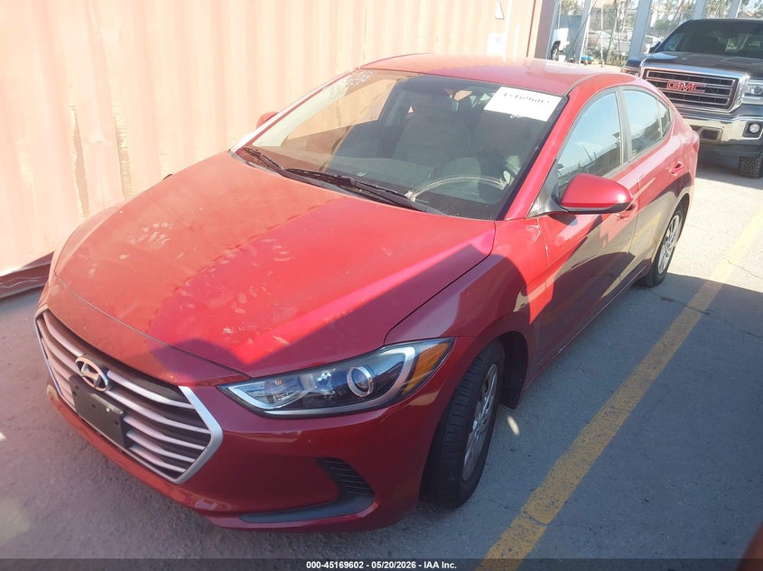 2017 Hyundai Elantra VIN KMHD74LF8HU304200 IAAI salvage auction — THEFT, Salvage (California), sold $1,750 on 2026-07-29 (photo 2)