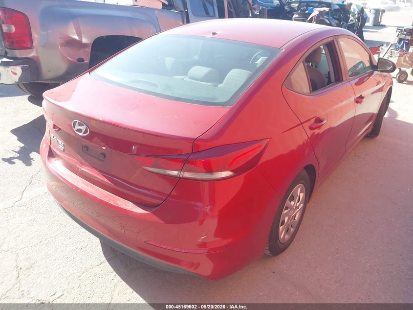 2017 Hyundai Elantra VIN KMHD74LF8HU304200 IAAI salvage auction — THEFT, Salvage (California), sold $1,750 on 2026-07-29 (photo 4)