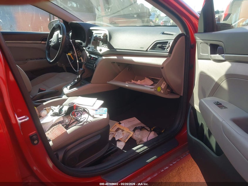 2017 Hyundai Elantra VIN KMHD74LF8HU304200 IAAI salvage auction — THEFT, Salvage (California), sold $1,750 on 2026-07-29 (photo 5)