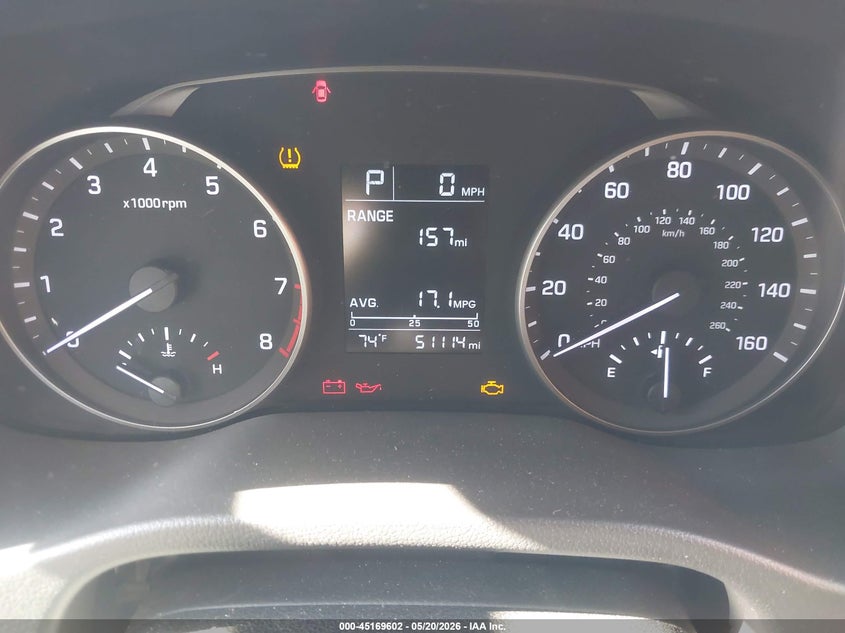 2017 Hyundai Elantra VIN KMHD74LF8HU304200 IAAI salvage auction — THEFT, Salvage (California), sold $1,750 on 2026-07-29 (photo 7)