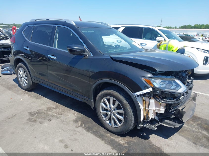 2019 Nissan Rogue VIN JN8AT2MV4KW378596 IAAI salvage auction — LEFT FRONT, Salvage (North Carolina), sold $3,300 on 2026-07-22 (photo 1)