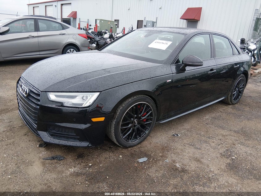 2018 Audi A4 VIN WAUENAF49JA039329 IAAI salvage auction — SUSPENSION, Salvage (Kansas), sold $9,100 on 2026-08-14 (photo 2)