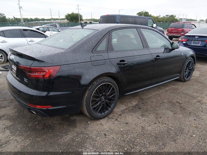 2018 Audi A4 VIN WAUENAF49JA039329 IAAI salvage auction — SUSPENSION, Salvage (Kansas), sold $9,100 on 2026-08-14 (photo 4)