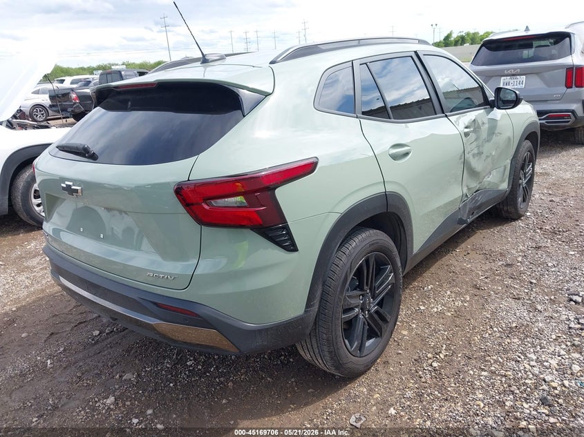 2025 Chevrolet Trax VIN KL77LKEPXSC279639 IAAI salvage auction — LEFT FRONT, Original (Texas), sold $4,650 on 2026-07-27 (photo 4)