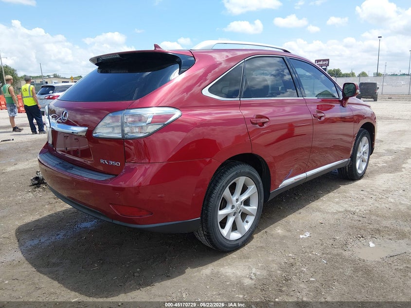 2012 Lexus VIN 2T2ZK1BA7CC073322 IAAI salvage auction — HAIL, Salvage (Kansas), sold $7,300 on 2026-07-31 (photo 4)