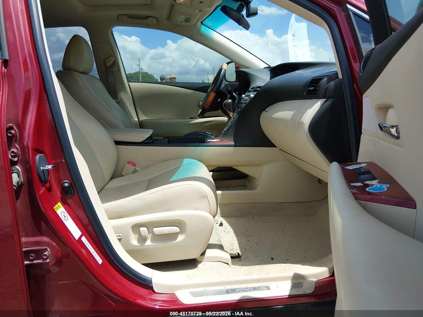 2012 Lexus VIN 2T2ZK1BA7CC073322 IAAI salvage auction — HAIL, Salvage (Kansas), sold $7,300 on 2026-07-31 (photo 5)