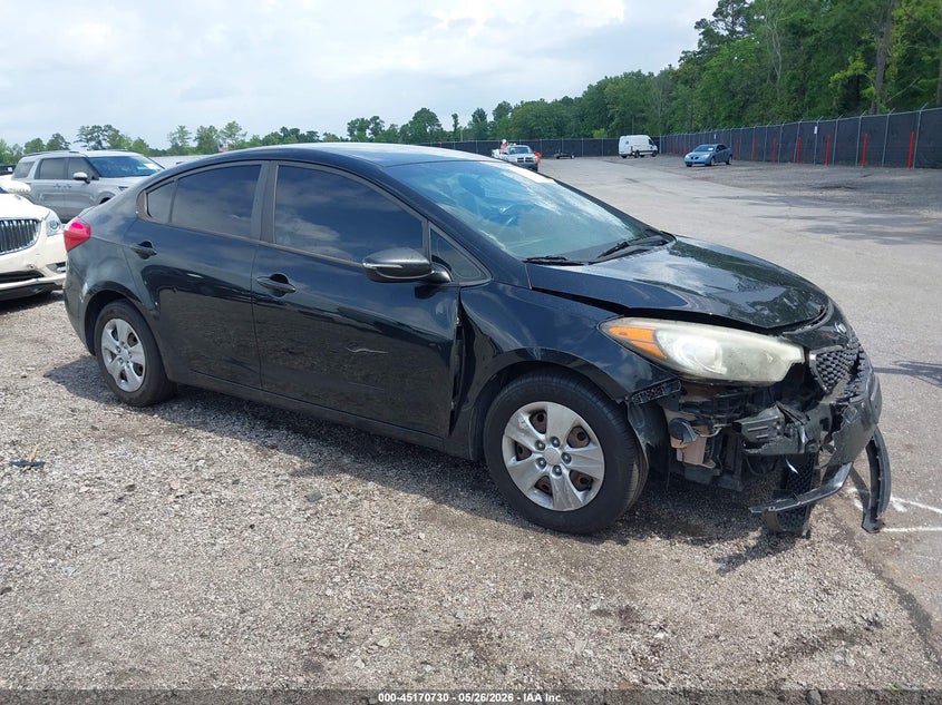 2016 Kia Forte VIN KNAFX4A6XG5612572 IAAI salvage auction — FRONT END, Salvage (South Carolina), sold $850 on 2026-07-14 (photo 1)