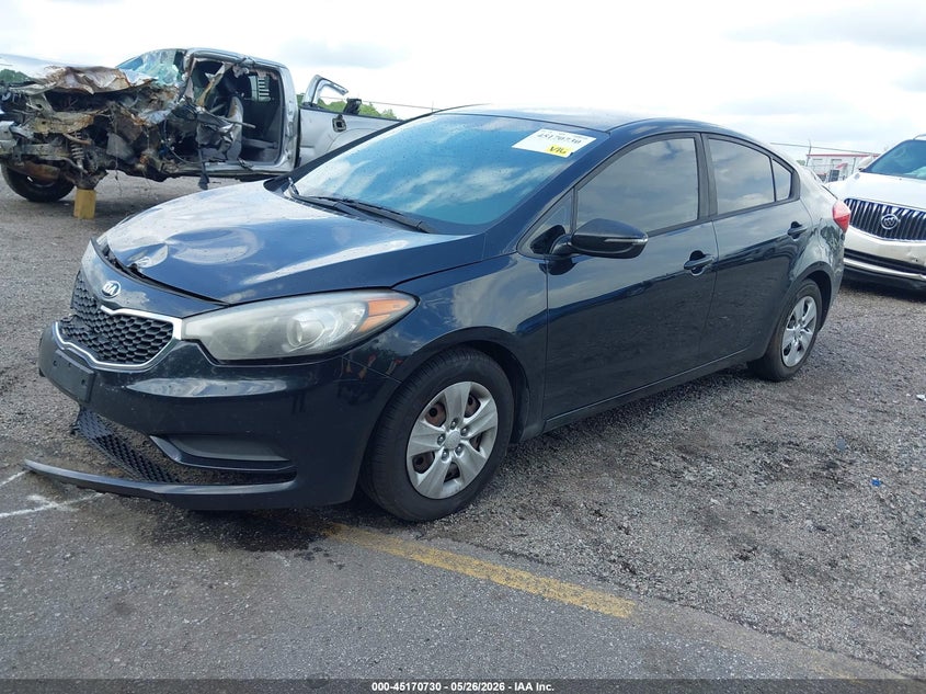 2016 Kia Forte VIN KNAFX4A6XG5612572 IAAI salvage auction — FRONT END, Salvage (South Carolina), sold $850 on 2026-07-14 (photo 2)
